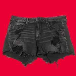 American Eagle Black Jean Shorts